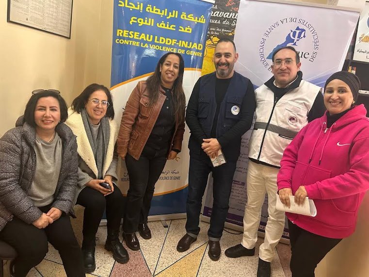 فيدرالية رابطة حقوق النساء ورابطة متخصصي الصحة النفسية والعقلية تنظمان  قافلة نفسية طبية موجهة لفائدة النساء ضحايا العنف المبني على النوع
