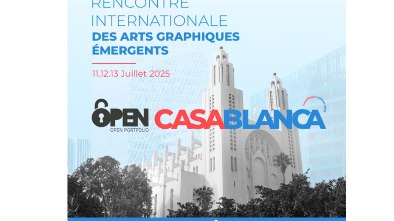 مهرجان “أوبن بورتفوليو الدار البيضاء”: الدار البيضاء تحتضن أول لقاء دولي لفنون الغرافيك المعاصرة