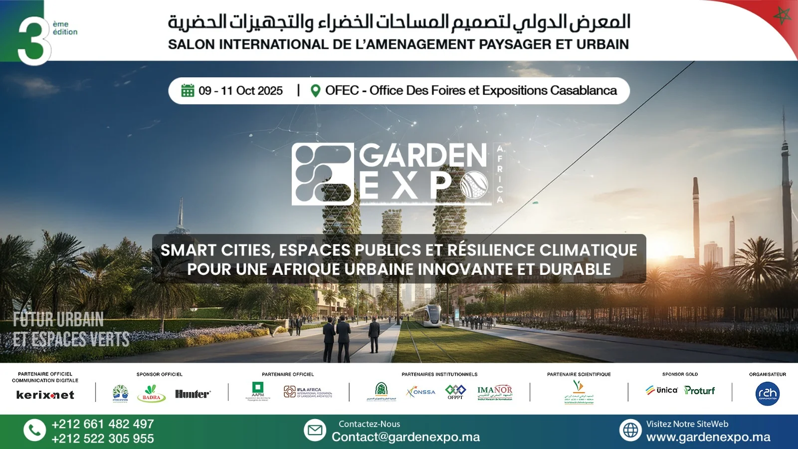معرض “Garden Expo Africa 2025” : الدار البيضاء عاصمة إفريقية للمدينة المستدامة